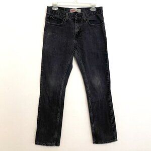 LEVI'S LEVIS Boys 511 Skinny Gray or Faded Black ? Distressed Jean 18 / W29 L29